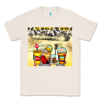 Natural bus driver coffee cups Classic Tee - Zillion Design Studio