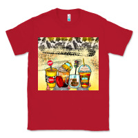 Red bus driver coffee cups Classic Tee - Zillion Design Studio