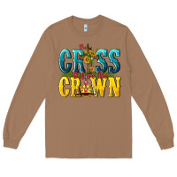 Toasted Coconut the cross before the crown Long Sleeve Tee - texasbilliewilder