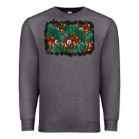 Christmas Gift Box And Leopard Background Premium Sweatshirt | Teevron