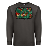 Smoke christmas gift box and leopard background Premium Sweatshirt - BundleAndBundleShop