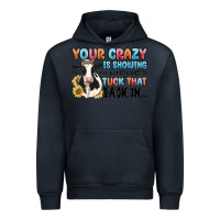 Navy your crazy is showing you might want to tuck that Urban Hoodie - MaliasSmallBusiness