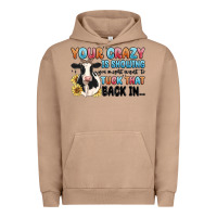 Pigment Burro your crazy is showing you might want to tuck that Urban Hoodie - MaliasSmallBusiness