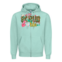 Seafoam scrub life Zipper Hoodie - texasbilliewilder
