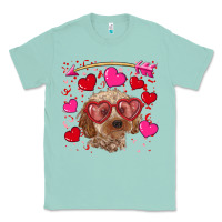 Seafoam valentine's day cockapoo Classic Tee - RanaPortraitStore