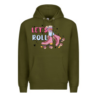 Army Green let's roll Premium Hoodie - MaliasSmallBusiness