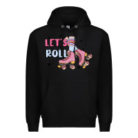 Black let's roll Premium Hoodie - MaliasSmallBusiness