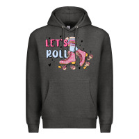 Charcoal Heather let's roll Premium Hoodie - MaliasSmallBusiness