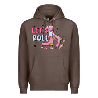 Coffee let's roll Premium Hoodie - MaliasSmallBusiness