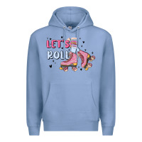 Colony Blue let's roll Premium Hoodie - MaliasSmallBusiness