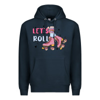 Navy let's roll Premium Hoodie - MaliasSmallBusiness