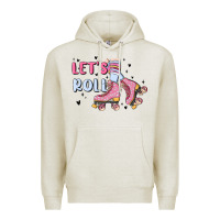 Oatmeal Heather let's roll Premium Hoodie - MaliasSmallBusiness