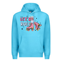Ocean Blue let's roll Premium Hoodie - MaliasSmallBusiness