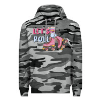 Slate Camo let's roll Premium Hoodie - MaliasSmallBusiness