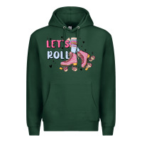 Sports Green let's roll Premium Hoodie - MaliasSmallBusiness