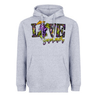 Heather Grey love summer Heavyweight Hoodie - CowhideDigitalArt