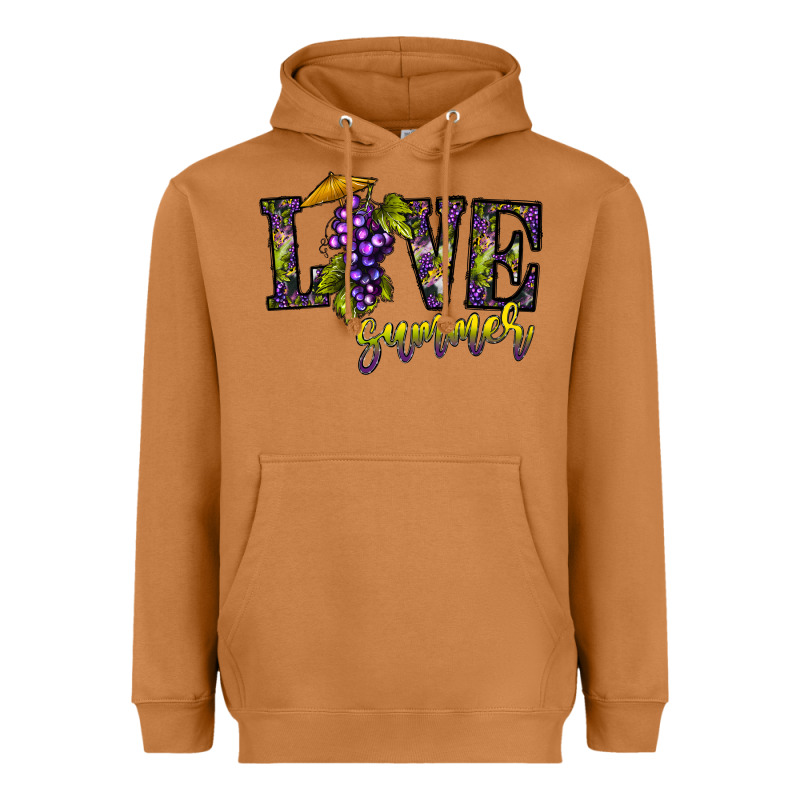 Love Summer Heavyweight Hoodie by CowhideDigitalArt | Teevron
