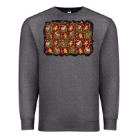 Charcoal Heather christmas gingerbread man and house background Premium Sweatshirt - BundleAndBundleShop