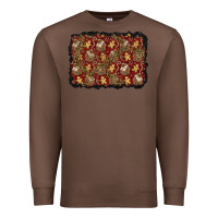Chestnut christmas gingerbread man and house background Premium Sweatshirt - BundleAndBundleShop