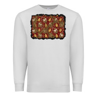 Dove Grey christmas gingerbread man and house background Premium Sweatshirt - BundleAndBundleShop