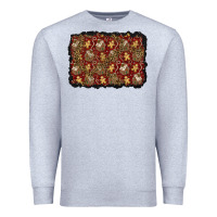Heather Grey christmas gingerbread man and house background Premium Sweatshirt - BundleAndBundleShop