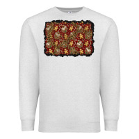 Oatmeal Heather christmas gingerbread man and house background Premium Sweatshirt - BundleAndBundleShop