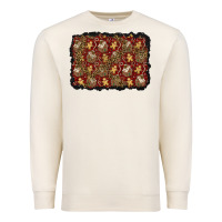 Sandshell christmas gingerbread man and house background Premium Sweatshirt - BundleAndBundleShop