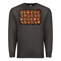 Smoke christmas gingerbread man and house background Premium Sweatshirt - BundleAndBundleShop