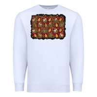 White christmas gingerbread man and house background Premium Sweatshirt - BundleAndBundleShop