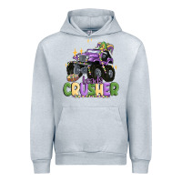 Heather Grey beads crusher Urban Hoodie - MaliasSmallBusiness