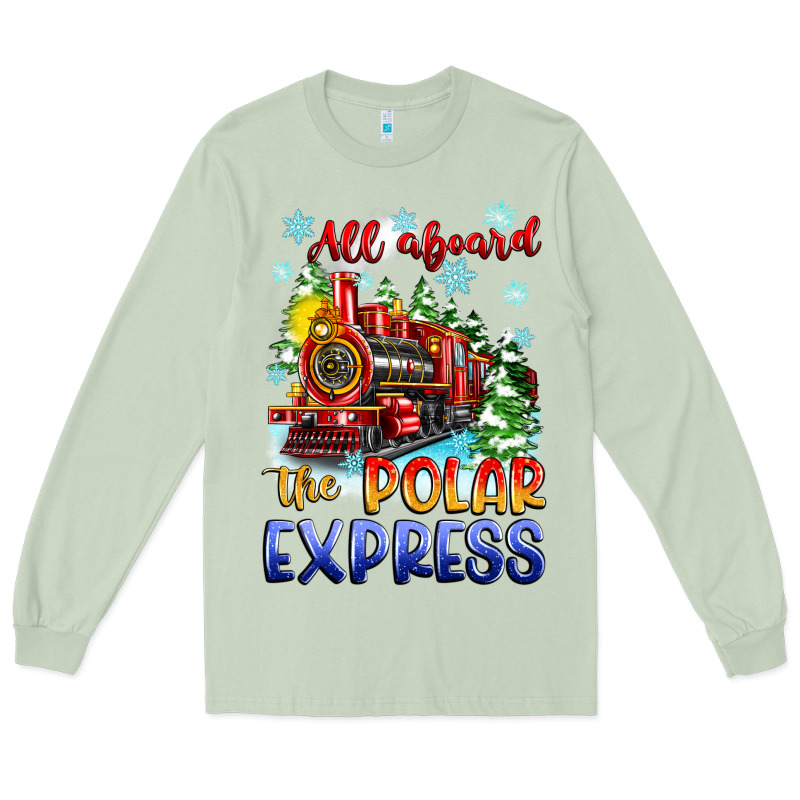 All Aboard The Polar Express Long Sleeve Tee by Zillion Design Studio | Teevron