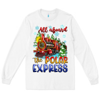 White all aboard the polar express Long Sleeve Tee - Zillion Design Studio