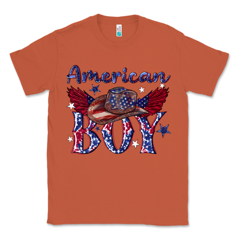 American Boy With Cowboy Classic Tee by texasbilliewilder | Teevron
