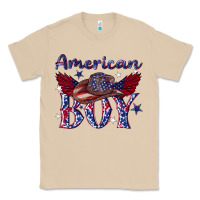 Mushroom American boy with cowboy Classic Tee - texasbilliewilder