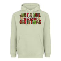 Just A Girl Who Loves Christmas With Cookies Heavyweight Hoodie | Teevron