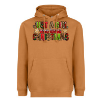 Meerkat just a girl who loves christmas with cookies Heavyweight Hoodie - FaDigitalArtStudio