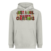 Moon Dust just a girl who loves christmas with cookies Heavyweight Hoodie - FaDigitalArtStudio