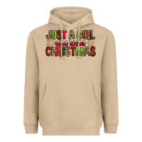 Mushroom just a girl who loves christmas with cookies Heavyweight Hoodie - FaDigitalArtStudio