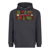Smoke just a girl who loves christmas with cookies Heavyweight Hoodie - FaDigitalArtStudio