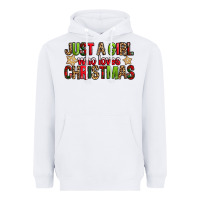 White just a girl who loves christmas with cookies Heavyweight Hoodie - FaDigitalArtStudio