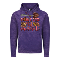 Cloud Purple powered by chocolate Vintage Hoodie - AdoDesignShop