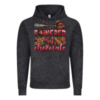 Vintage Black powered by chocolate Vintage Hoodie - AdoDesignShop