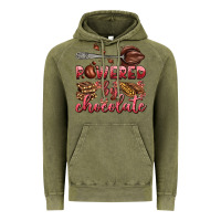 Vintage Olive powered by chocolate Vintage Hoodie - AdoDesignShop