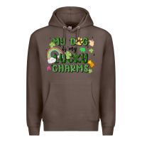 Coffee my dog is my lucky charms Premium Hoodie - MaliasSmallBusiness