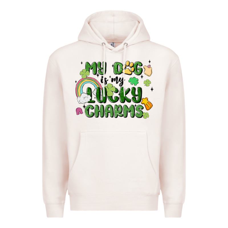 My Dog Is My Lucky Charms Premium Hoodie by MaliasSmallBusiness | Teevron