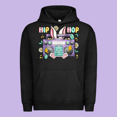 Hip Hop Easter Urban Hoodie Designed By Maliassmallbusiness