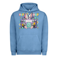 Pigment Pebble Blue hip hop easter Urban Hoodie - MaliasSmallBusiness