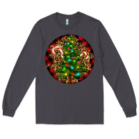 Smoke Christmas Tree Long Sleeve Tee - RanaPortraitStore