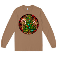 Toasted Coconut Christmas Tree Long Sleeve Tee - RanaPortraitStore