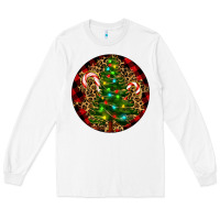 White Christmas Tree Long Sleeve Tee - RanaPortraitStore